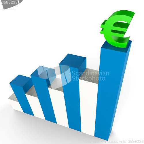 Image of Euro Gain Indicates Financial Report And Advance