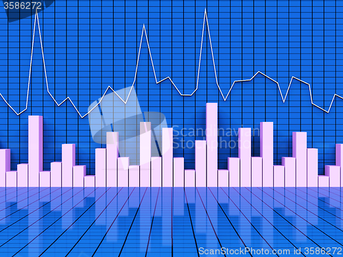 Image of Graph Report Shows Infograph Finance And Graphic