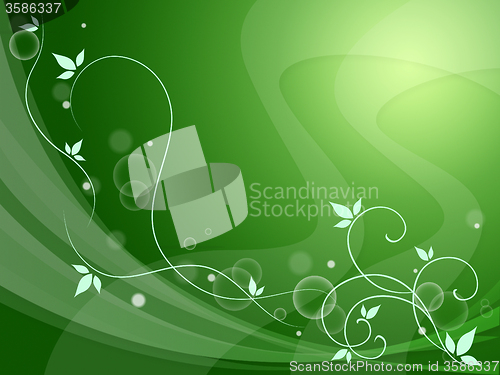 Image of Elegant Flowery Background Shows Fine Nature Or Delicate Garden\r