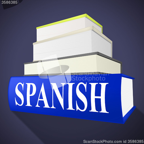 Image of Books Spanish Means Translate To English And Dialect