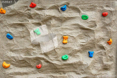 Image of Rock climbing wall