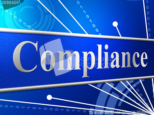 Image of Compliance Agreement Shows Complied Guidelines And Process