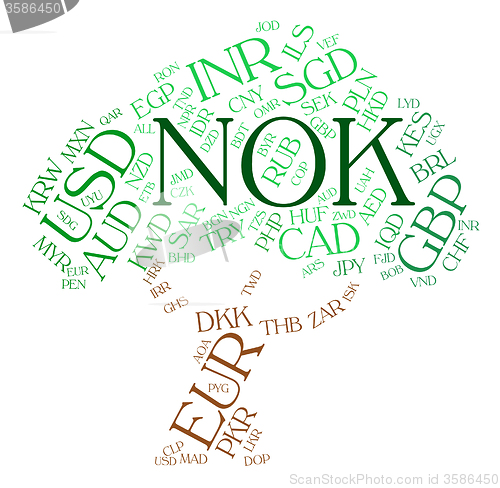 Image of Nok Currency Shows Foreign Exchange And Coin