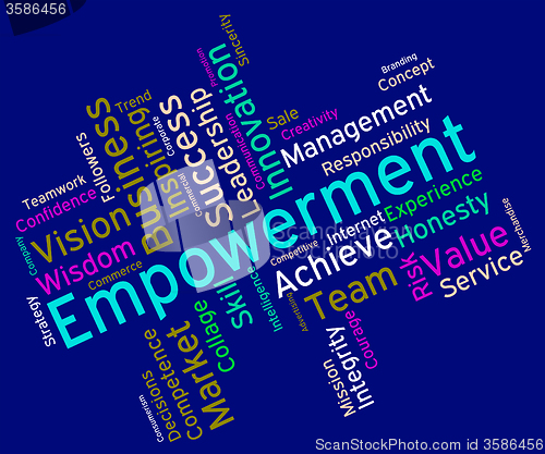 Image of Empowerment Words Means Urge To And Boost