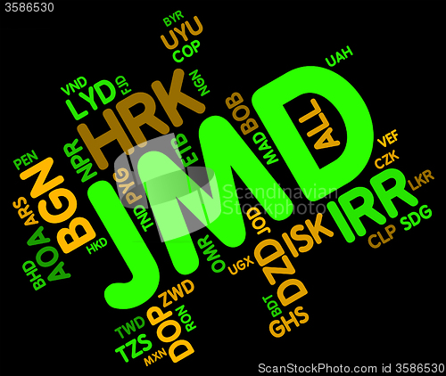 Image of Jmd Currency Means Jamaican Dollars And Exchange