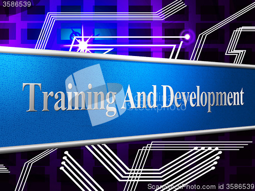 Image of Training And Development Represents Learning Buildout And Webinar