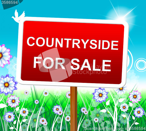 Image of For Sale Means Real Estate Agent And House