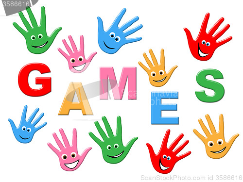 Image of Games Kids Indicates Play Time And Child