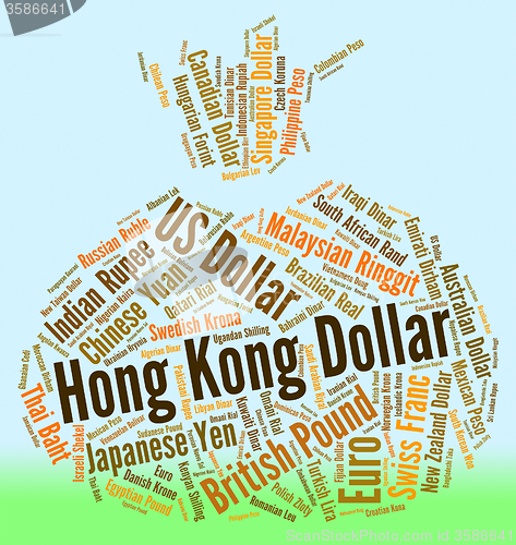 Image of Hong Kong Dollar Indicates Forex Trading And Currency