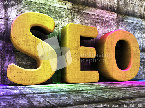 Image of Search Engine Optimization Indicates Gathering Data And Optimize