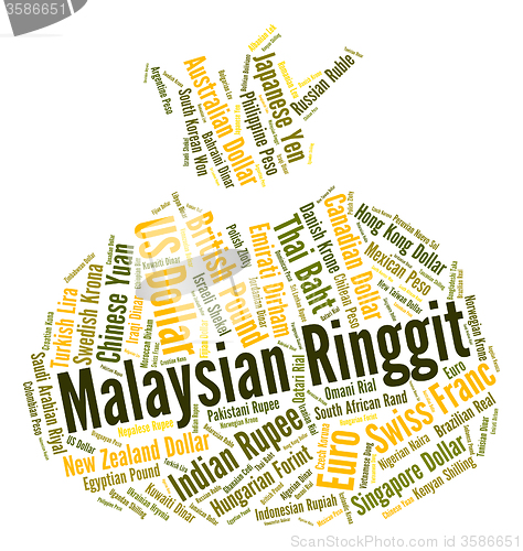 Image of Malaysian Ringgit Represents Currency Exchange And Coinage