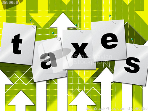 Image of Graph Finance Represents Income Tax And Data