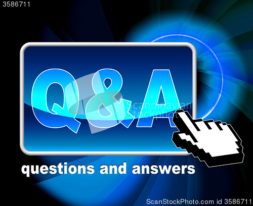 Image of Q And A Means Frequently Asked Questions And Web