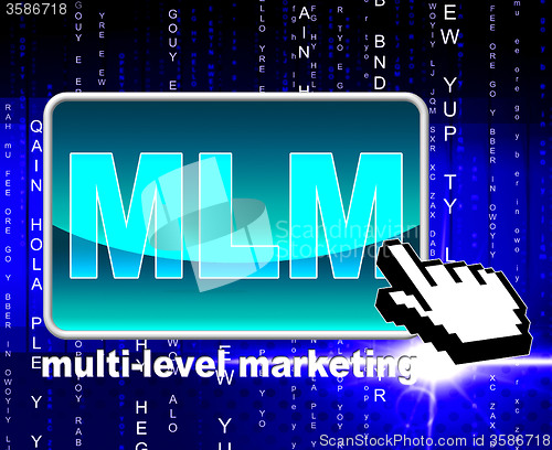 Image of Multi Level Marketing Shows World Wide Web And Multilevel