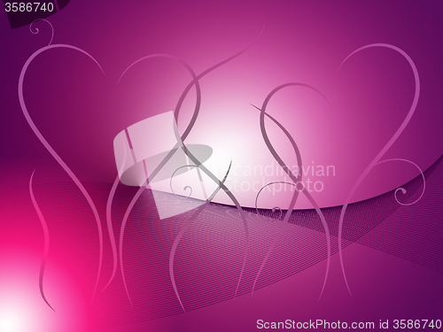 Image of Grass Heart Background Shows Outdoor Wedding Or Romance\r