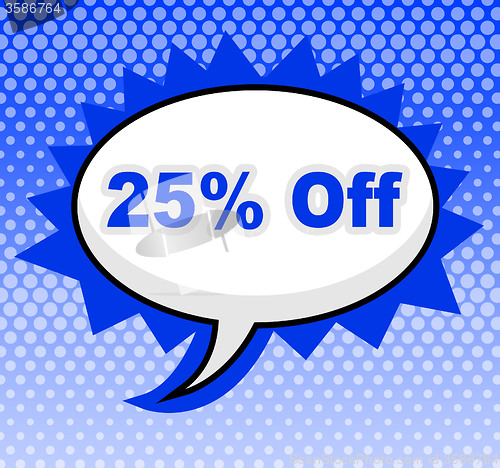 Image of Twenty Five Percent Represents Merchandise Promo And Cheap
