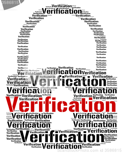Image of Verification Lock Means Authenticity Guaranteed And Certificated