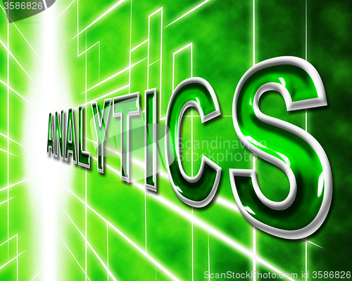 Image of Analytics Web Shows Websites Measurement And Optimizing