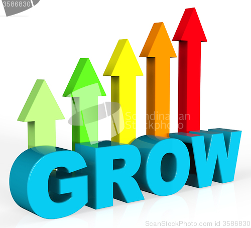 Image of Grow And Invest Indicates Return On Investment And Develop