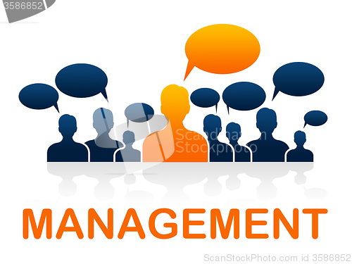 Image of Manage Leader Indicates Authority Directors And Bosses