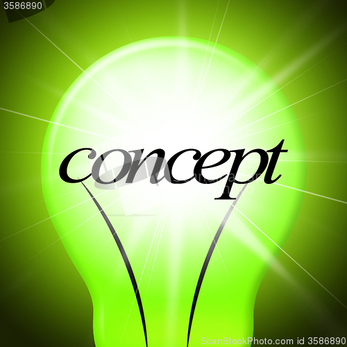 Image of Concepts Concept Indicates Thoughts Invention And Theory