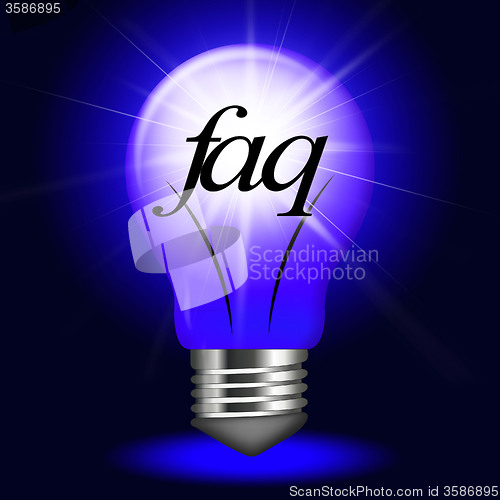 Image of Faq Questions Represents Information Questioning And Assistance