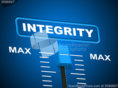 Image of Integrity Max Shows Upper Limit And Honorable
