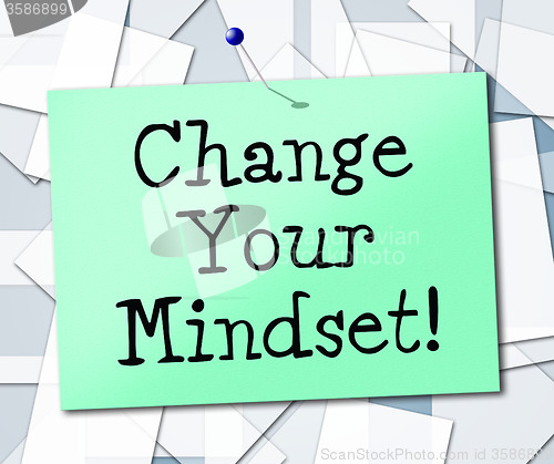 Image of Change Your Mindset Means Think About It And Thinking