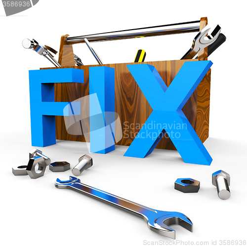 Image of Fix Word Indicates Mend Repairs And Device