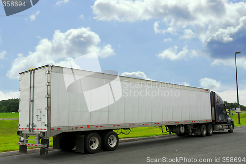 Image of Eighteen wheeler truck