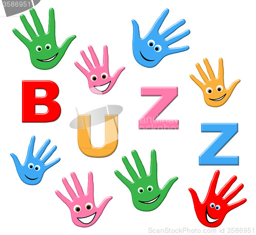 Image of Kids Buzz Means Public Relations And Childhood
