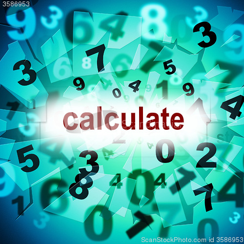 Image of Calculation Mathematics Represents One Two Three And Maths