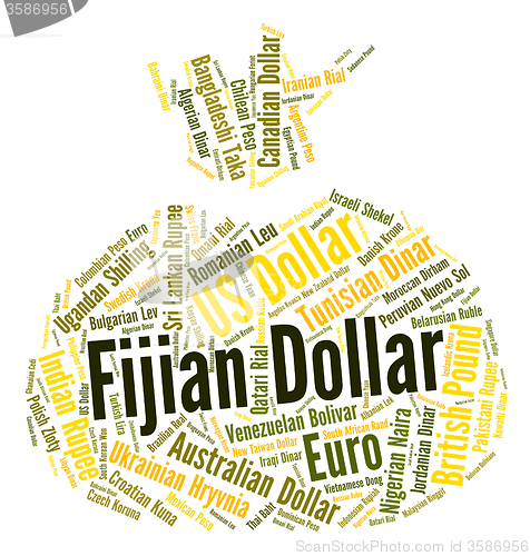 Image of Fijian Dollar Indicates Foreign Exchange And Broker