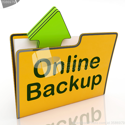 Image of Upload Backup Indicates World Wide Web And Archive