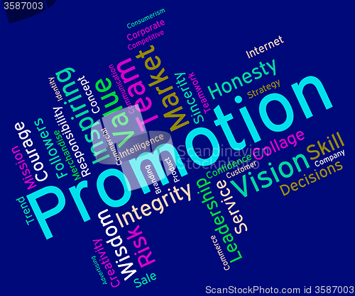 Image of Promotion Words Shows Merchandise Clearance And Closeout