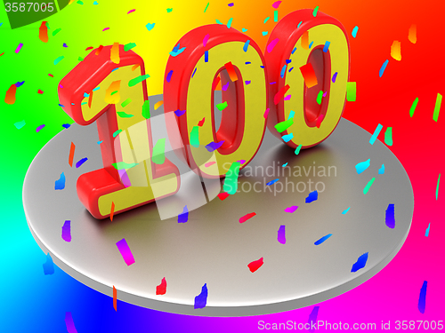 Image of One Hundredth Means Birthday Party And Annual