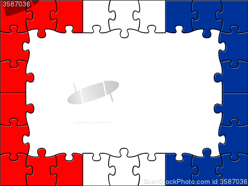 Image of Netherlands Jigsaw Means Text Space And Assemble