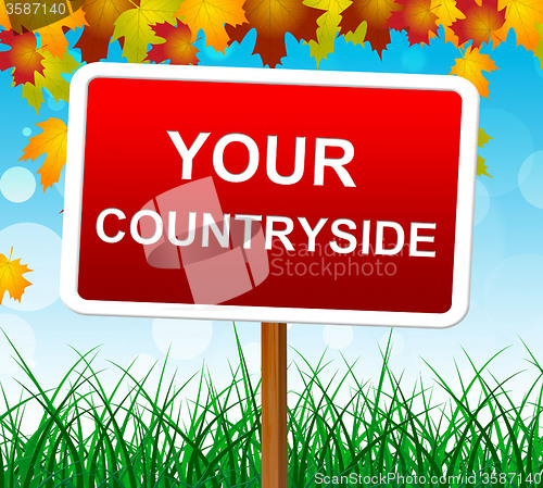 Image of Your Countryside Indicates Landscape Owned And Meadows