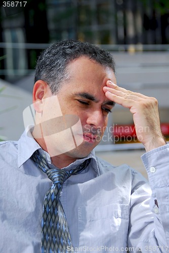 Image of Businessman unhappy