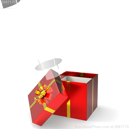 Image of Giftbox Copyspace Represents Wrapped Greeting And Gifts