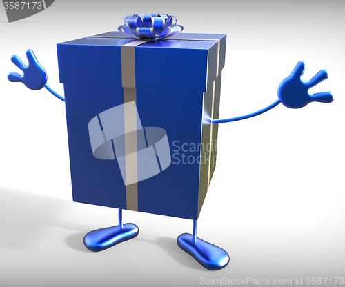 Image of Gift Celebrate Means Box Presents And Cheerful