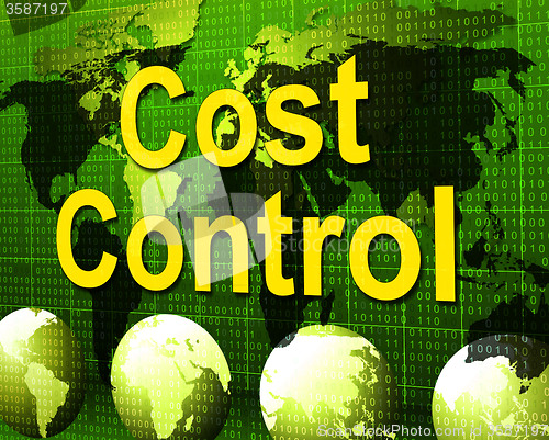 Image of Cost Control Represents Charge Paying And Finances