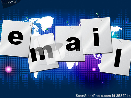 Image of Emails Email Indicates Send Message And Communicate