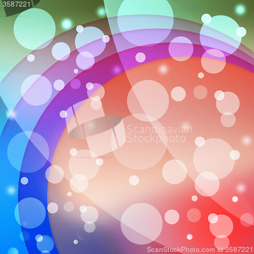 Image of Bubbles And Arcs Background Means Dots And Curves\r