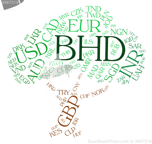 Image of Bhd Currency Indicates Foreign Exchange And Currencies