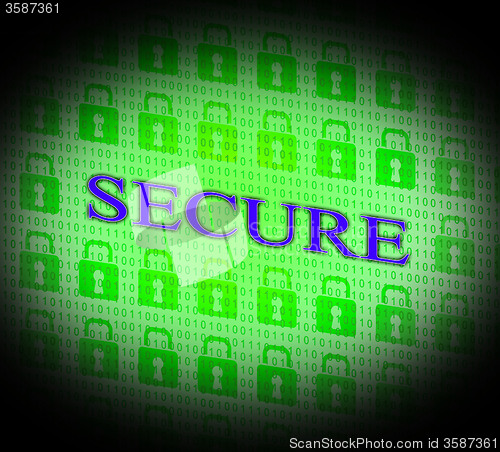 Image of Security Secure Represents Unauthorized Login And Secured