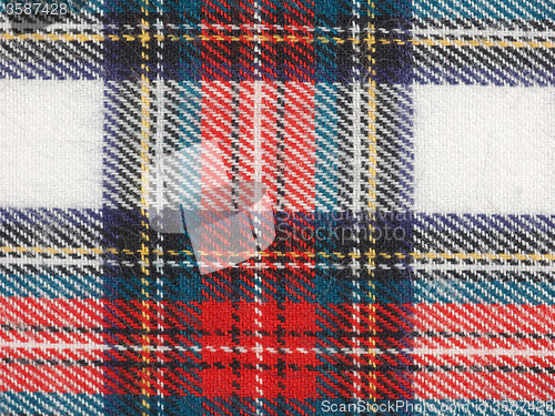 Image of Tartan fabric background