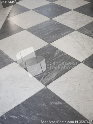 Image of Checkered floor