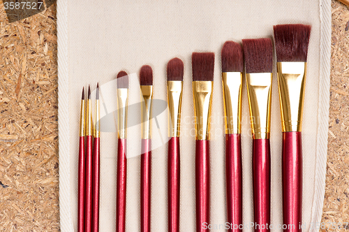 Image of Makeup brushes