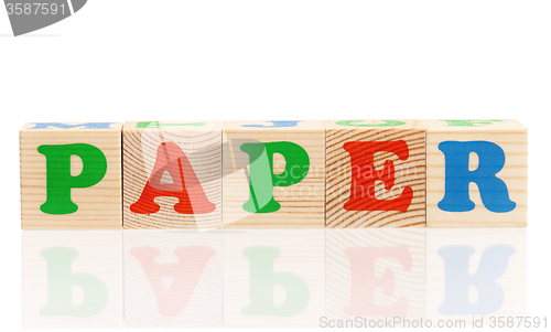 Image of Wooden blocks